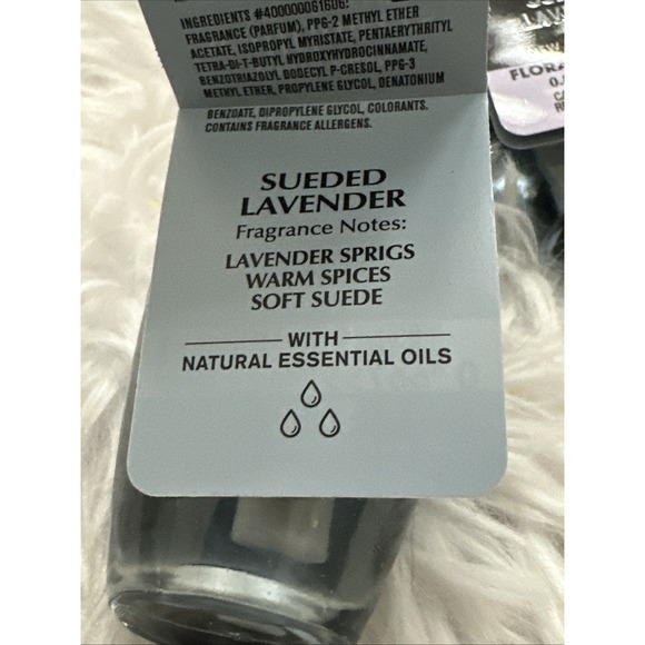 2 Bath Body Works SUEDED LAVENDER Wallflower Home Scent Oil Refill Bulb RARE - Picture 7 of 7